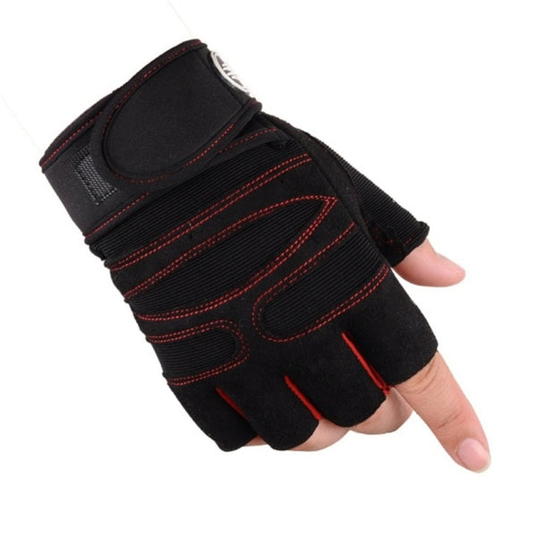 2017 Crossfit Sports Gloves Gym Body Building Dumbbells Exercise Training Wrist Fitness Weight Lifting Gloves Men Women