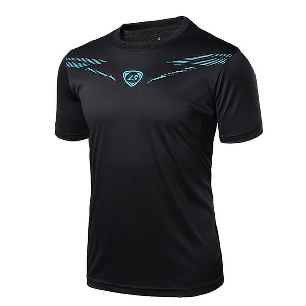 FANNAI Men T Shirt Sport Tops Tees Quick Dry Fitness Gym t shirt Men's Running Shirts Short sleeve Jerseys Sportswear Workout
