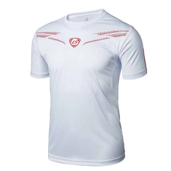 FANNAI Men T Shirt Sport Tops Tees Quick Dry Fitness Gym t shirt Men's Running Shirts Short sleeve Jerseys Sportswear Workout