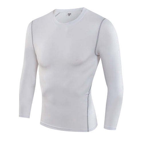 Men's Add Woollen Compression Tight Long sleeve Warm Thermal Running Tight T-Shirt Fitness Gym Soccer Jerseys Shirts Sportswear