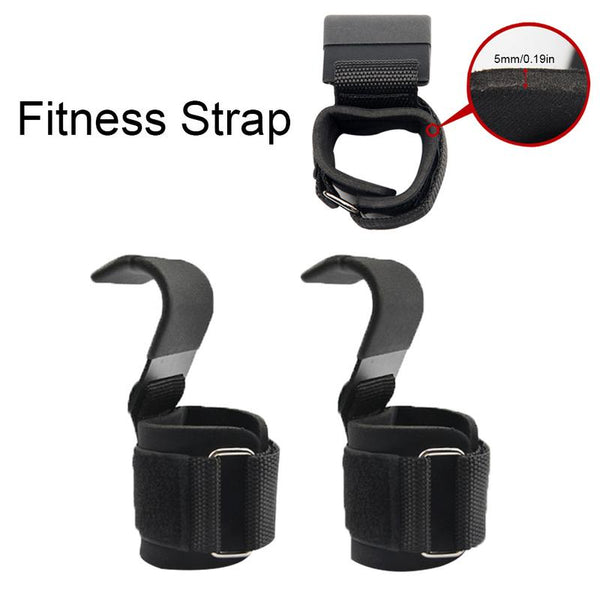 Weight Lifting-Hook Hand-Bar Wrist Strap
