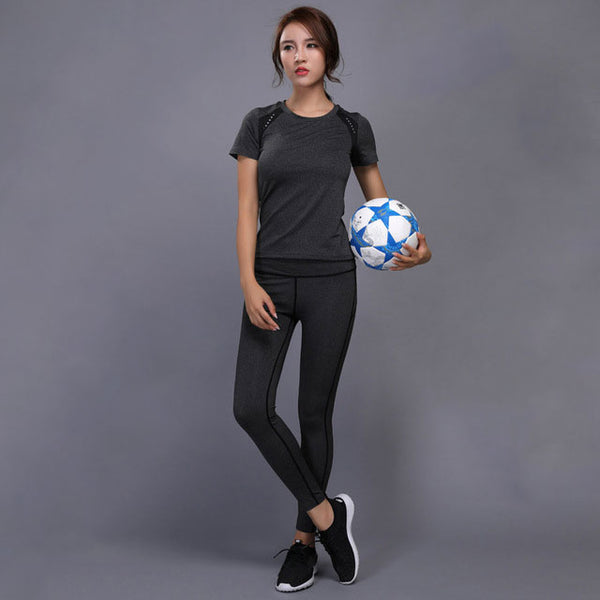 Gym Tights Women Black Yoga set