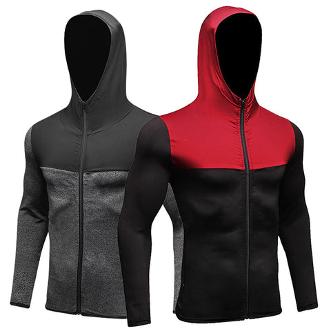 Cap Hooded Fitness Jacket